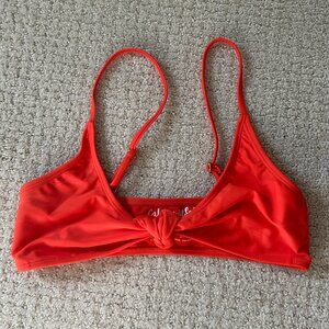 Cabana del Sol Orange Twist Bikini Top